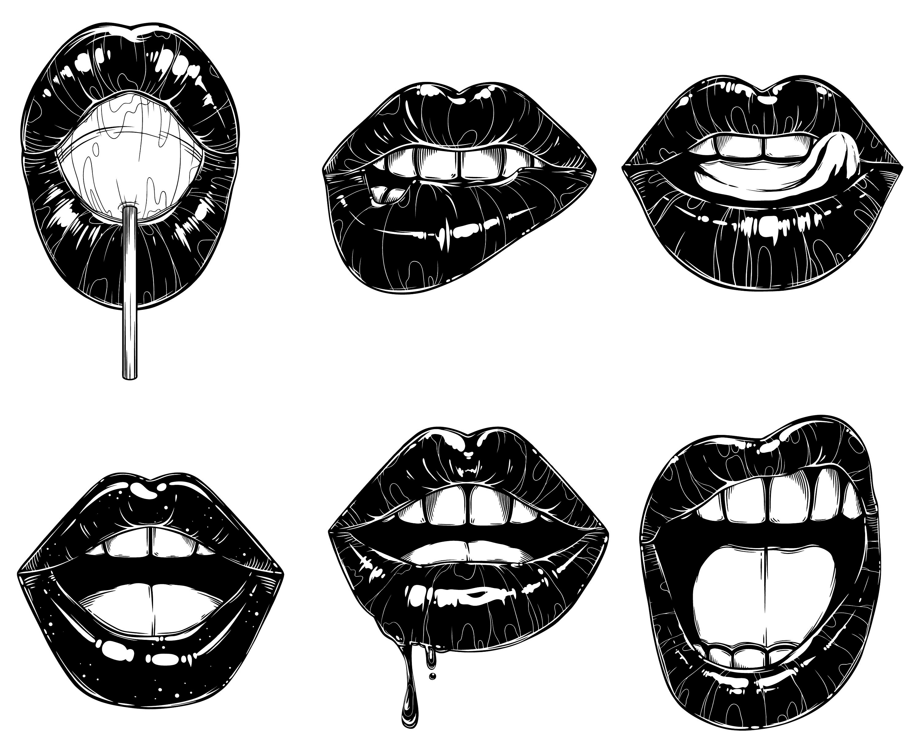 Download Lips Dripping Sexy Woman | Etsy