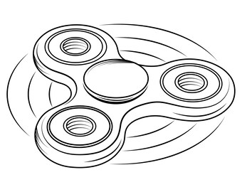 Fidget spinner SVG, Spinner SVG, Hand spinner svg, Clipart, Silhouette, SVG, Graphics, Illustration, Logo, Digital