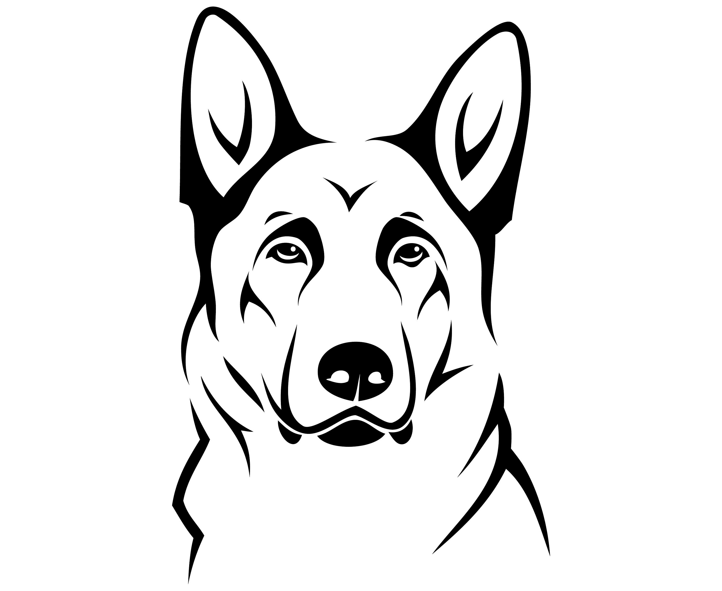 German shepherd SVG Shepherd SVG Shepherd stencil Shepherd ...