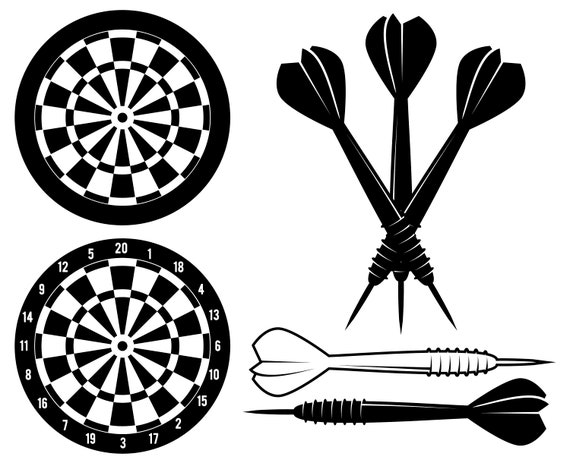 Darts Darts target Shooting targetThrowing dartsDarts | Etsy