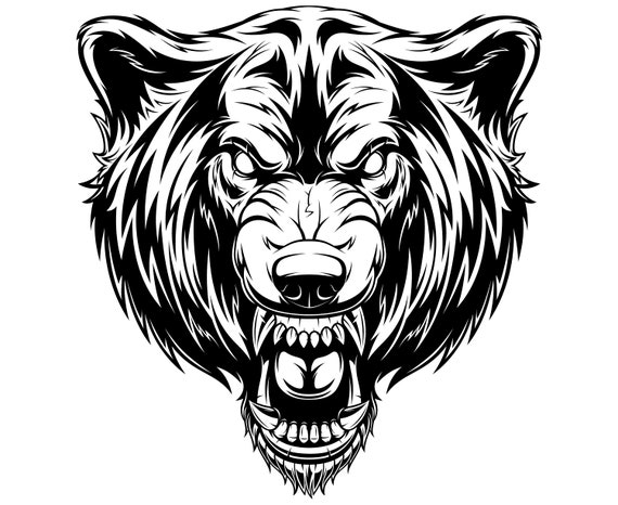 Download Wolf Head Face Werewolf Tattoo | Etsy