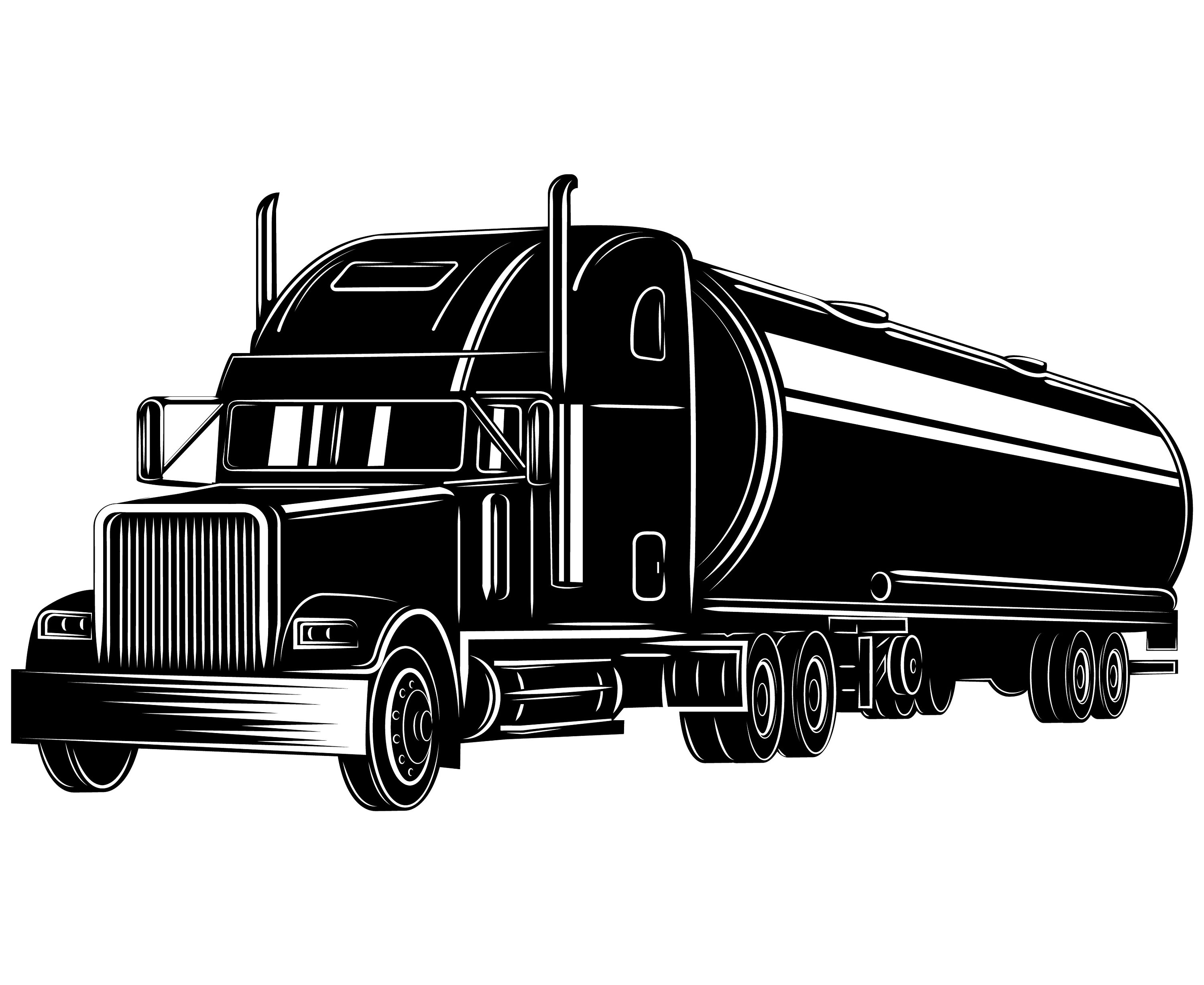 Free Free 188 Silhouette Semi Truck Svg Free SVG PNG EPS DXF File