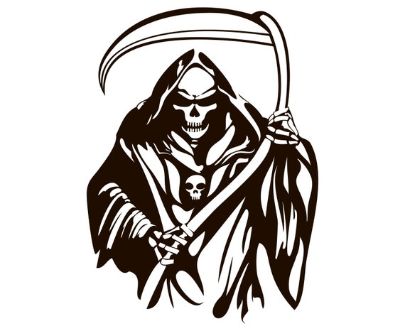 Grim reaper Grim Halloween Reaper Death | Etsy
