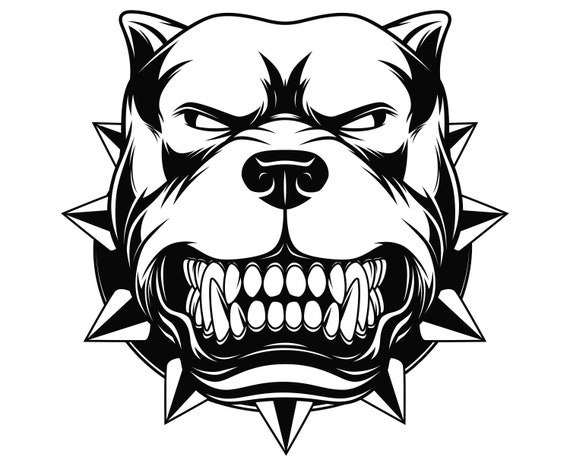 Pitbull SVG Pitbull silhouette Dog svg Pitbull clipart