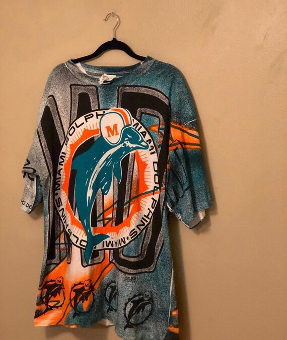 Magic Johnson Miami Dolphins All over print T-shir