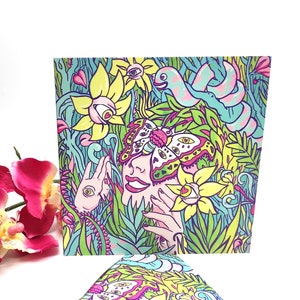 Natura ragazza, sei un biglietto di auguri della natura, un biglietto di San Valentino, galentines, un bizzarro biglietto sexy strano, un biglietto divertente. Nuovi inizi e carta di rinascita.