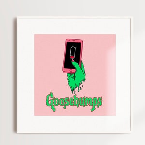 Goosebumps in the Z generation, limited edition giclee art print by Zubieta