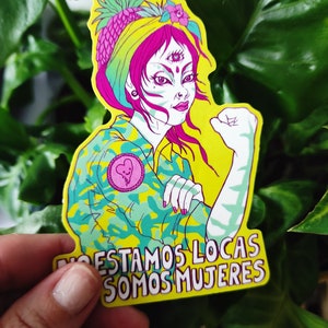 We Can Do It, Surreal Rosie The Riveter Wasserdicht feministischer Sticker.