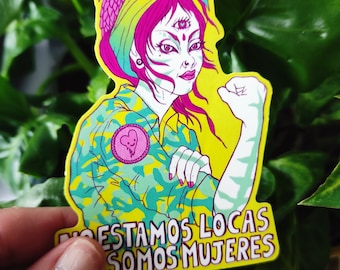 We Can Do It, Surreal Rosie The Riveter Feminist Sticker.