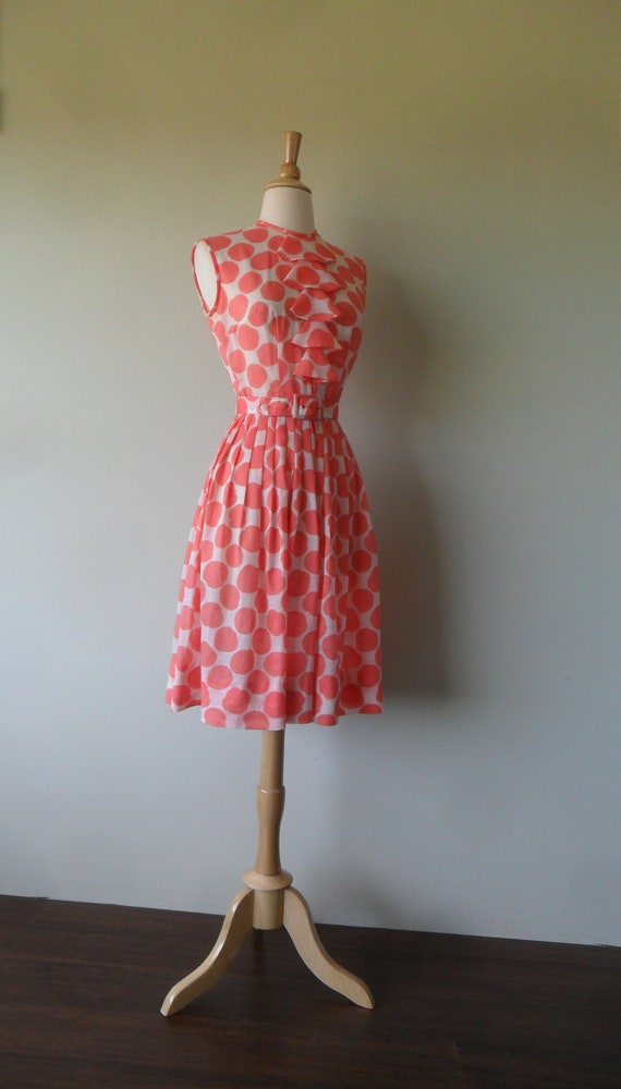 Darling "Patty Petite" 1960s Sleeveless Day Dress… - image 2