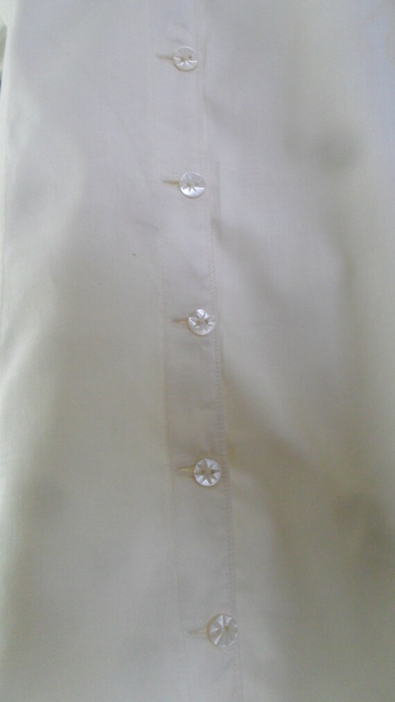 Late 1800s Cotton Slip | Full length, Handmade La… - image 6