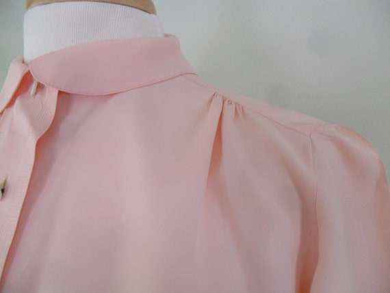 1960s Judy Bond Short Sleeve Blouse with Peter Pa… - image 3