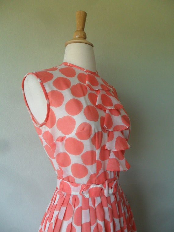 Darling "Patty Petite" 1960s Sleeveless Day Dress… - image 1
