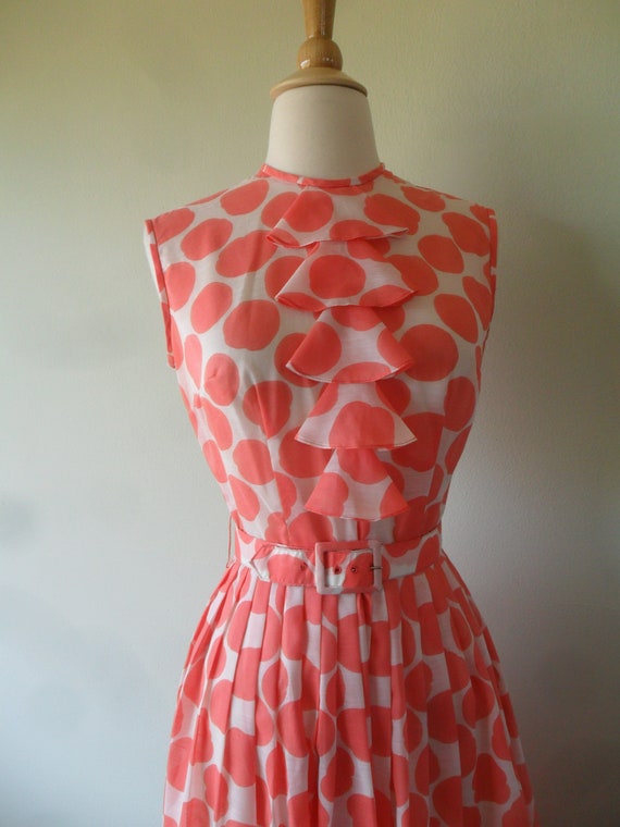 Darling "Patty Petite" 1960s Sleeveless Day Dress… - image 3