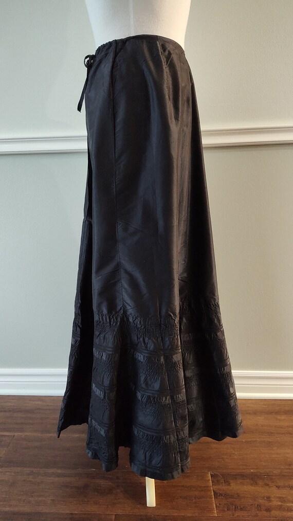 Gorgeous Silk Taffeta Petticoat Half-Slip | Full … - image 7