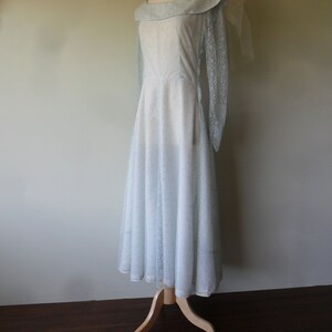 1950s Wedding Dress With Veil It Was Last Worn to a Ceremony - Etsy