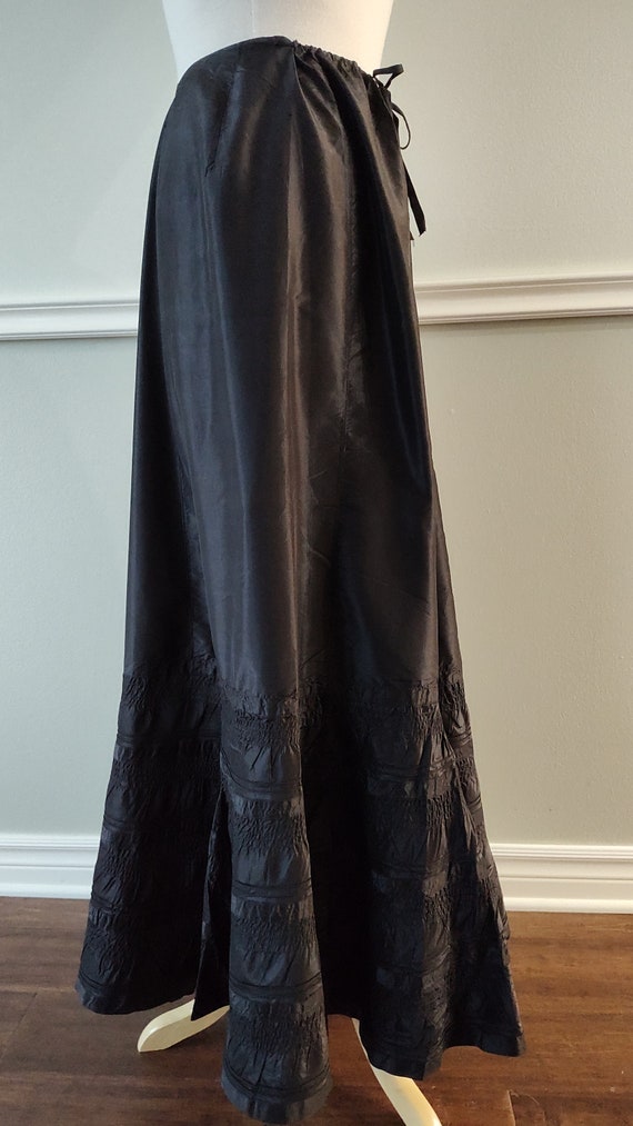 Gorgeous Silk Taffeta Petticoat Half-Slip | Full … - image 5