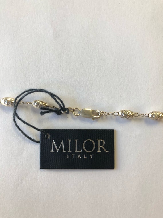 Silver 925 milor ITALY シルバーネックレス リバーシブル