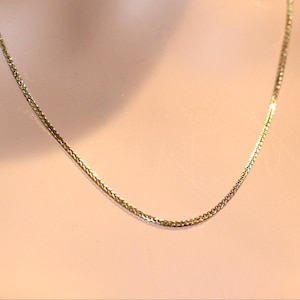 14k Yellow Gold Foxtail Chain