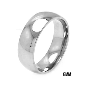 Sterling Silver Plain Band Ring 2mm-10mm Sizes 5-12 image 6