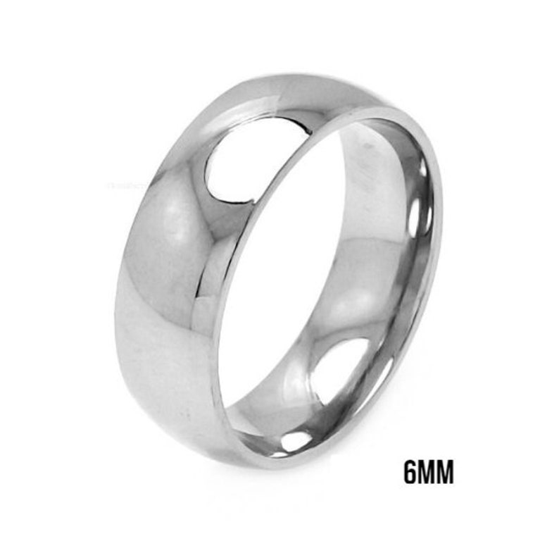 Sterling Silver Plain Band Ring 2mm-10mm Sizes 5-12 image 6