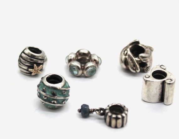 PANDORA Retired 925 ALE Charms Lot of 6 ( The Bea… - image 1