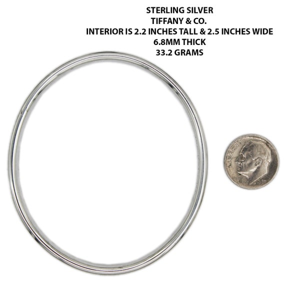 Tiffany & Co. 1837 Sterling Silver 925 Bangle Bra… - image 4