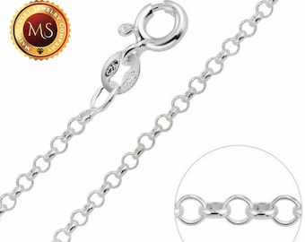Silver Rolo Chain | Etsy