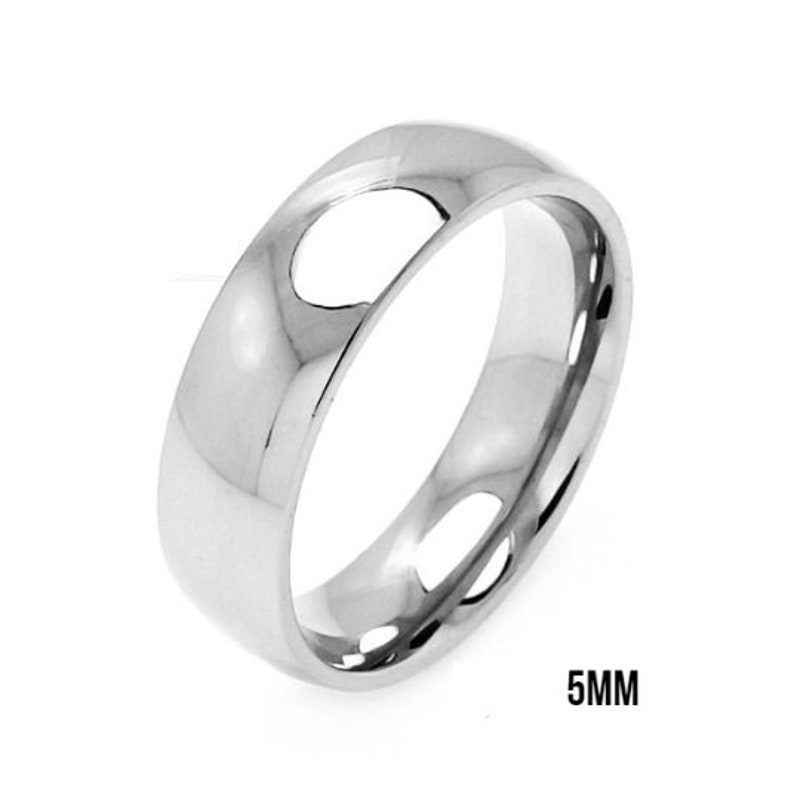 Sterling Silver Plain Band Ring 2mm-10mm Sizes 5-12 image 5