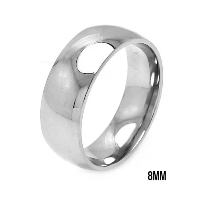 Sterling Silver Plain Band Ring 2mm-10mm Sizes 5-12 image 8