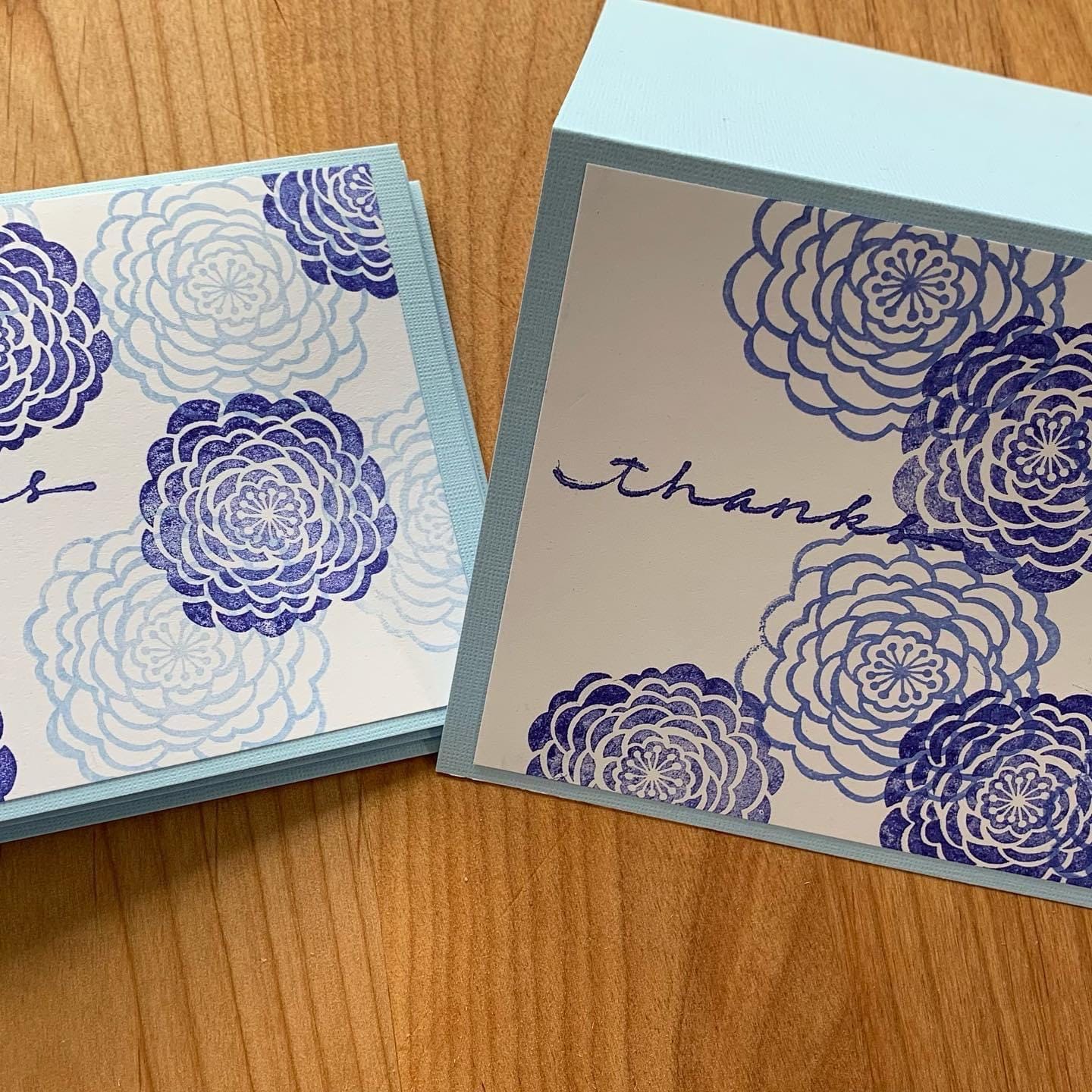 Thanks Card, Set of 6 - Etsy