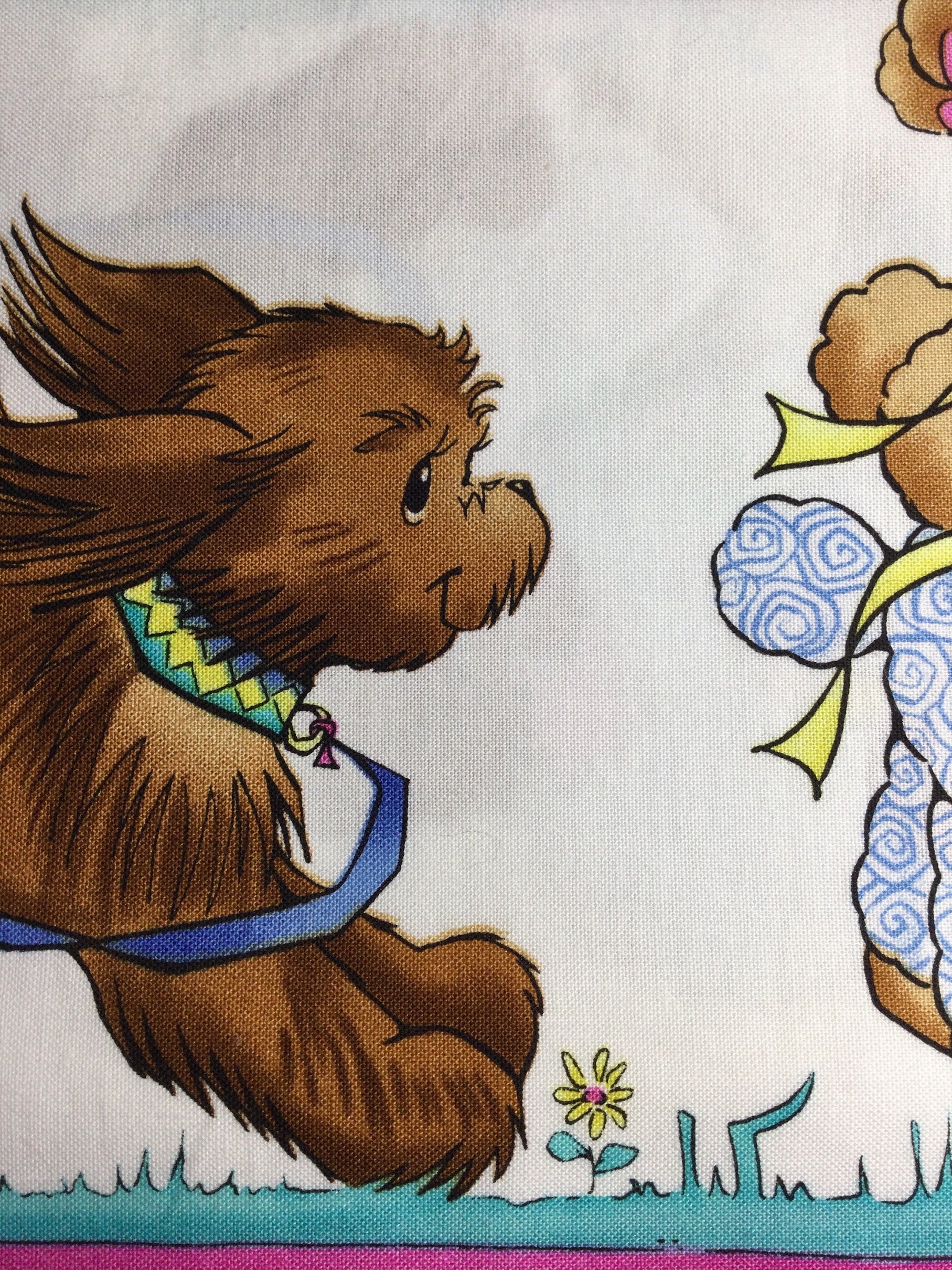 Little Lamb Jelly Bean Junction Fabric Laurie Campbell Licensed to MM