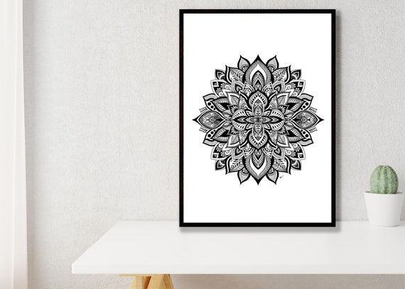 White wall mandala sale