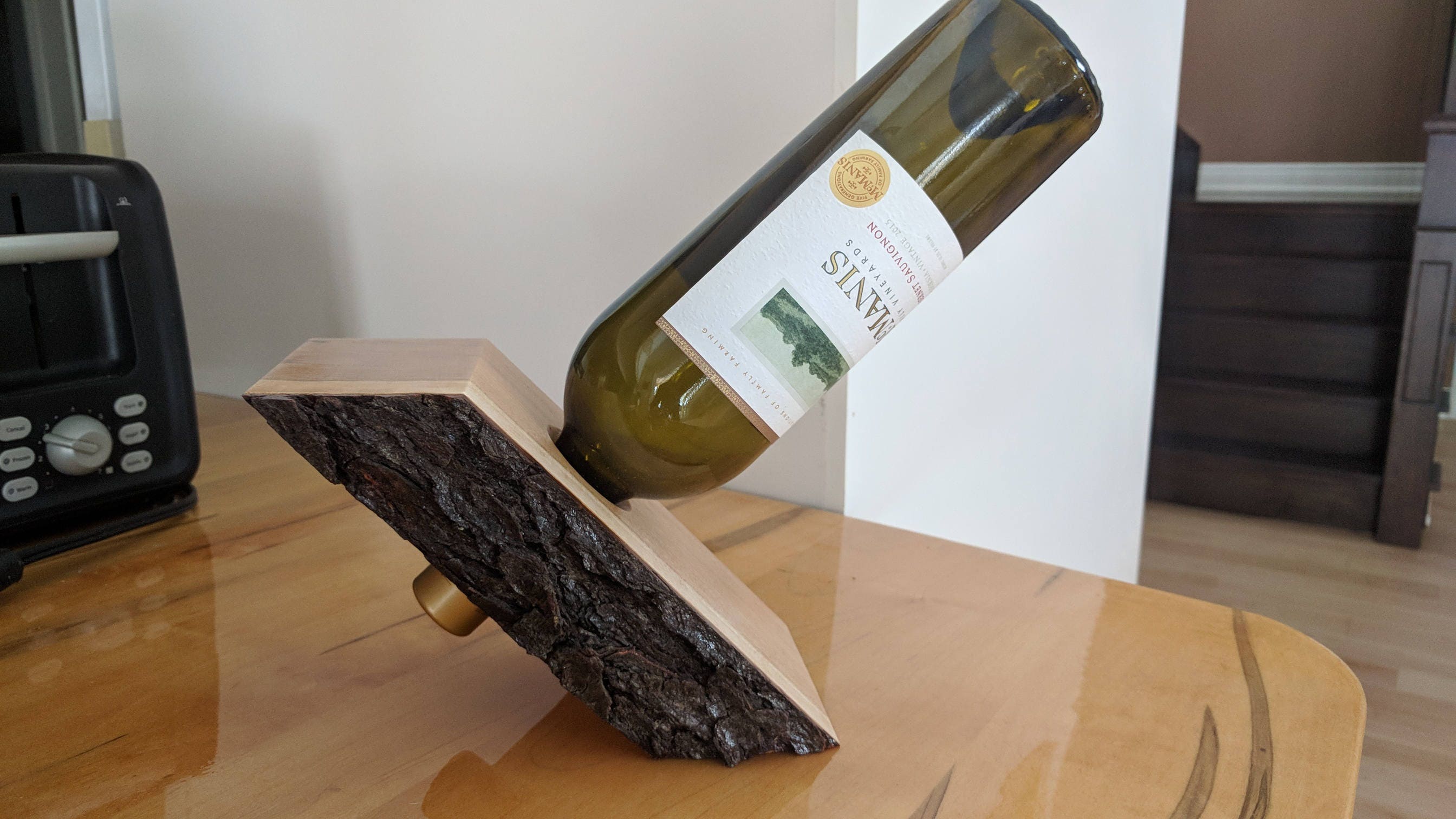 Single wine bottle holder Etsy