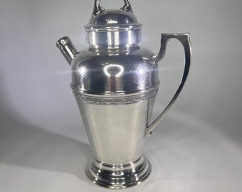 Vintage Art Deco Style Silver Plated Cocktail Shaker