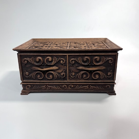 Lerner Faux Wood Jewelry box