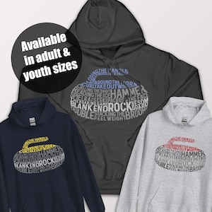 Curling Word Art Hoodie, Sizes up to 5XL, Available in Adult & Kids’ Styles, Unique Gift For Curlers, Curling Stone Hooded Sweatshirt