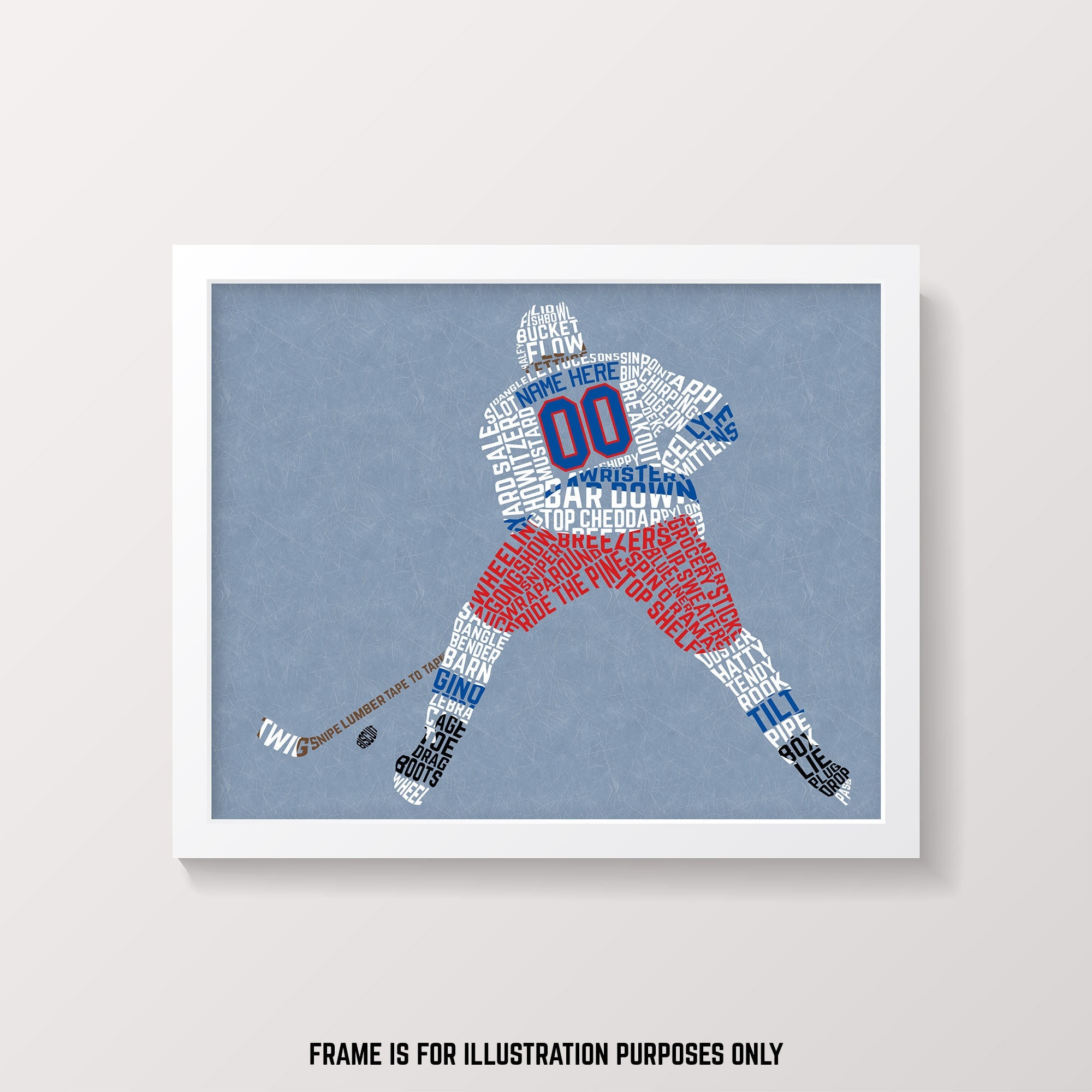 Hockey Goalie Usa Flag Custom Name Unisex Aop T Shirt