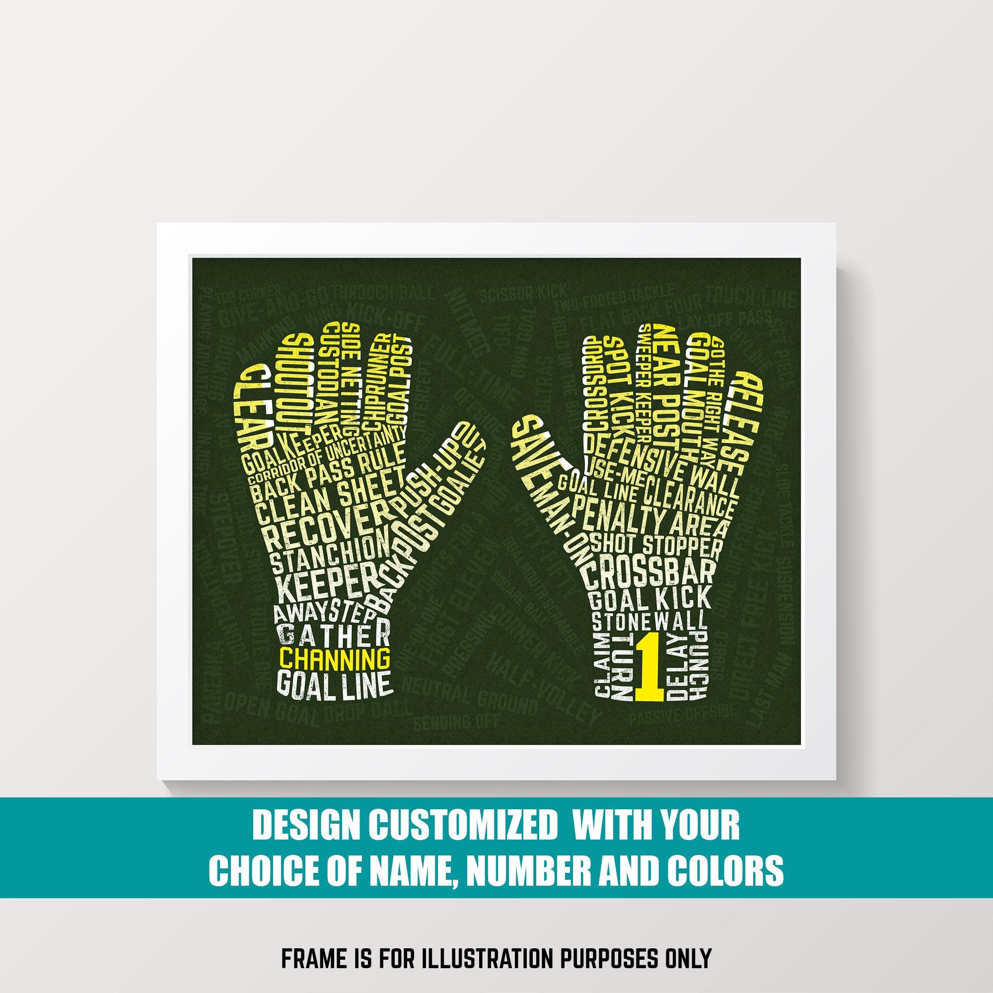 Goalkeeper Gloves Etsy Canada