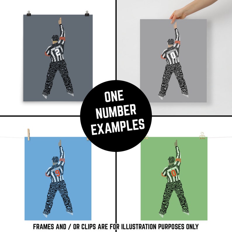 Referee Print Pattern Custom Hockey Referee Word Art Print, Personalized Gift (digital ...