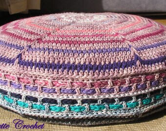 Wisdom & Compassion Crochet Meditation Cushion Pattern, English,  House Decor, Instant PDF Download