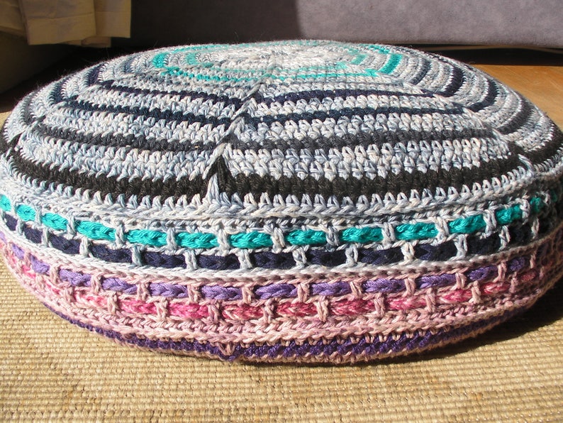 Wisdom & Compassion Crochet Meditation Cushion Pattern Etsy UK