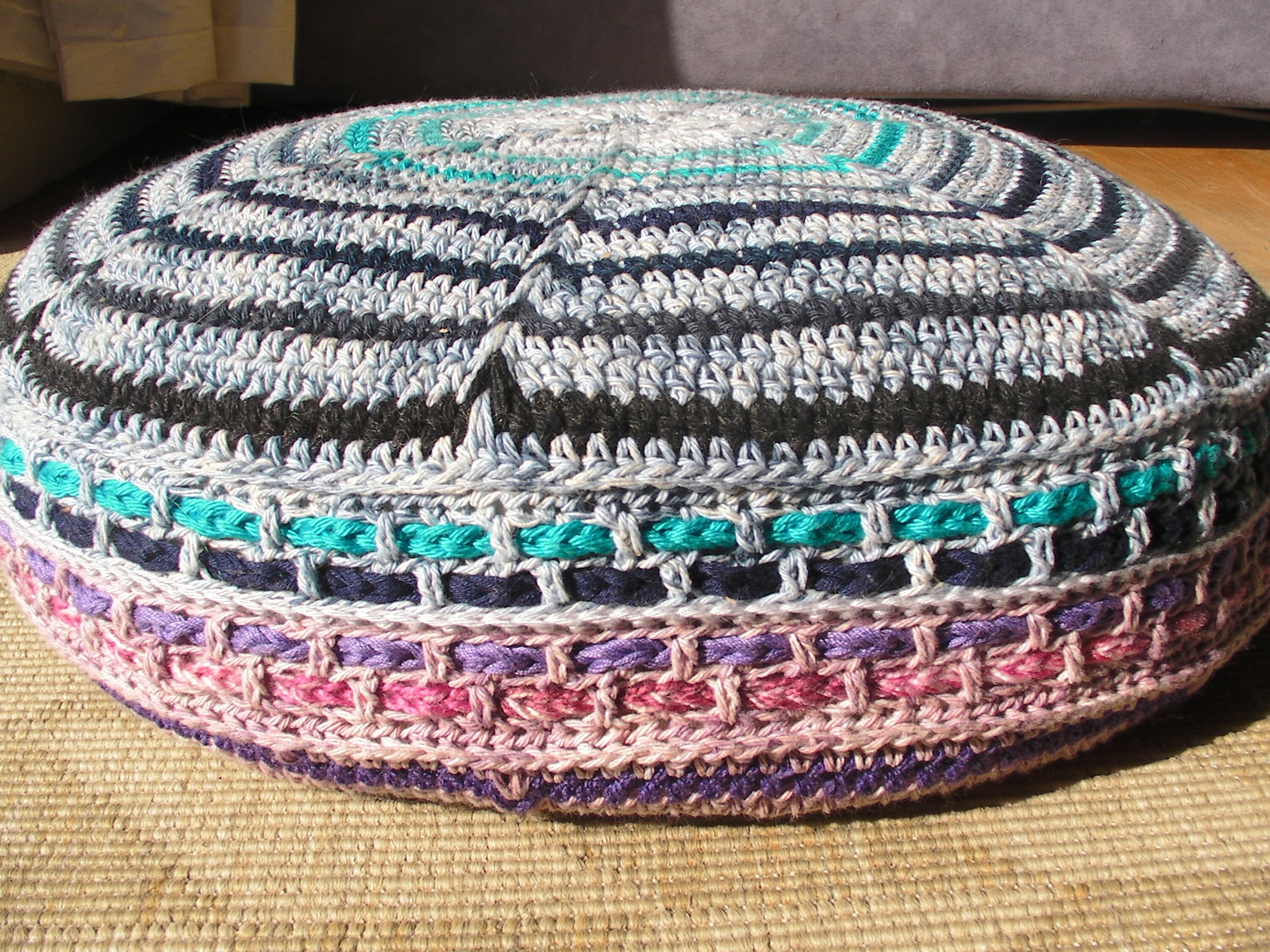 Wisdom & Compassion Crochet Meditation Cushion Pattern Etsy UK