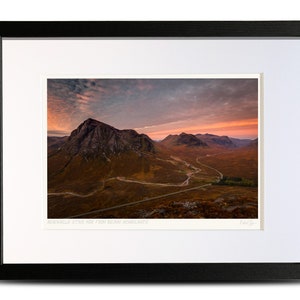 Buachaille Etive Mòr, Glen Coe, Scotland - A4 (40x30cm) Framed Scottish Fine Art Photo Print by Neil Barr of NB Photography