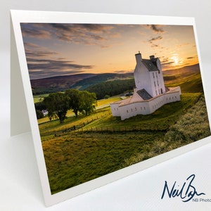 Château de Corgarff, Cairngorms - Carte de voeux écossaise du photographe paysagiste écossais Neil Barr - Intérieur vierge