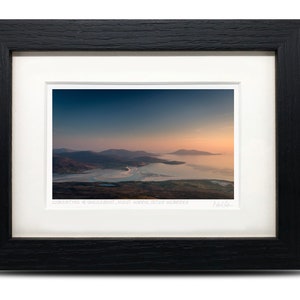 Luskentyre & Sheileboist West Harris in Outer Hebrides Scotland - A6 (7&quot; x 5&quot;) Framed Scottish Fine Art Photo Print by Neil Barr