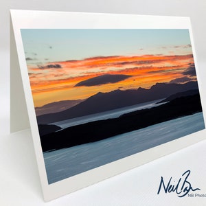 Arran Ayrshire - Scotland Greeting Card by Scottish Landscape Photographer Neil Barr - Blank Inside