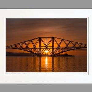 The Forth Bridge & Firth of Forth, Scotland - A2 (70x50cm) Unframed Scottish Fine Art Photo Print by Neil Barr of NB Photography