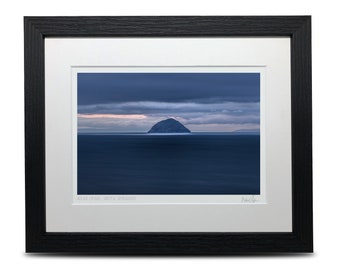 Ailsa Craig Ayrshire Scotland - A5 (10" x 8") Framed Scottish Fine Art Photo Print by Neil Barr of NB Photography