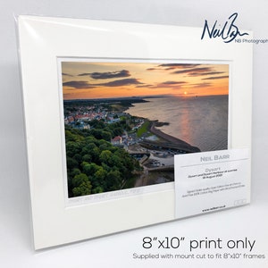 Dysart & Dysart Harbour, East Neuk of Fife, Scotland - A5 (10&quot; x 8&quot;) Unframed Scottish Fine Art Photo Print by Neil Barr